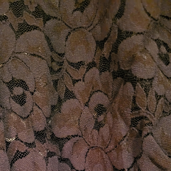 🎀 Black Lace Floral Shirt - Picture 2 of 2